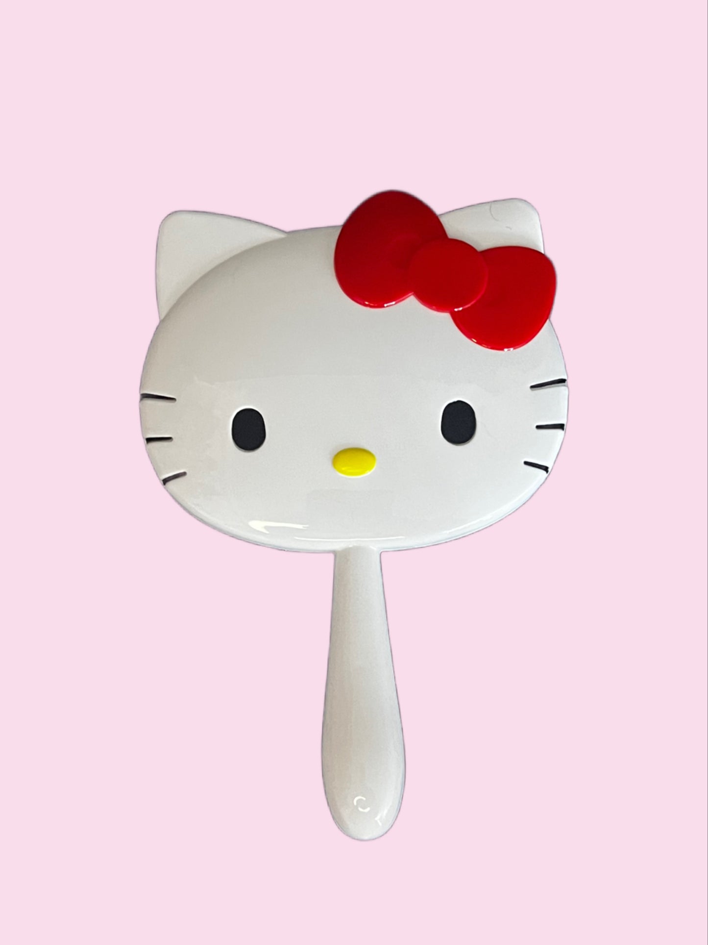 Hello Kitty Handheld Mirror White