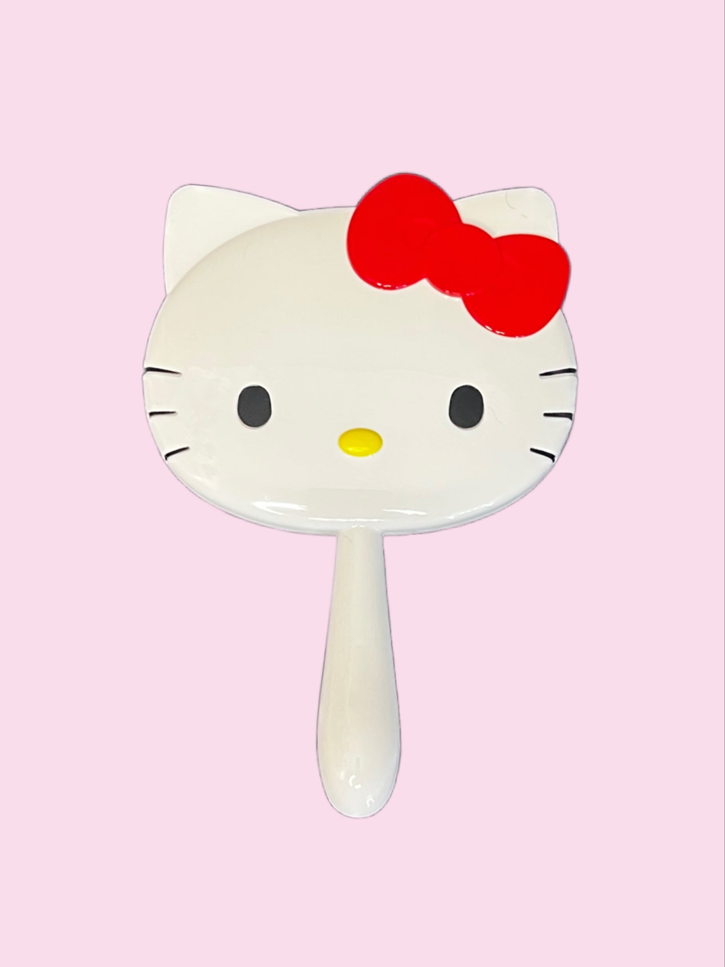 Hello Kitty Handheld Mirror White